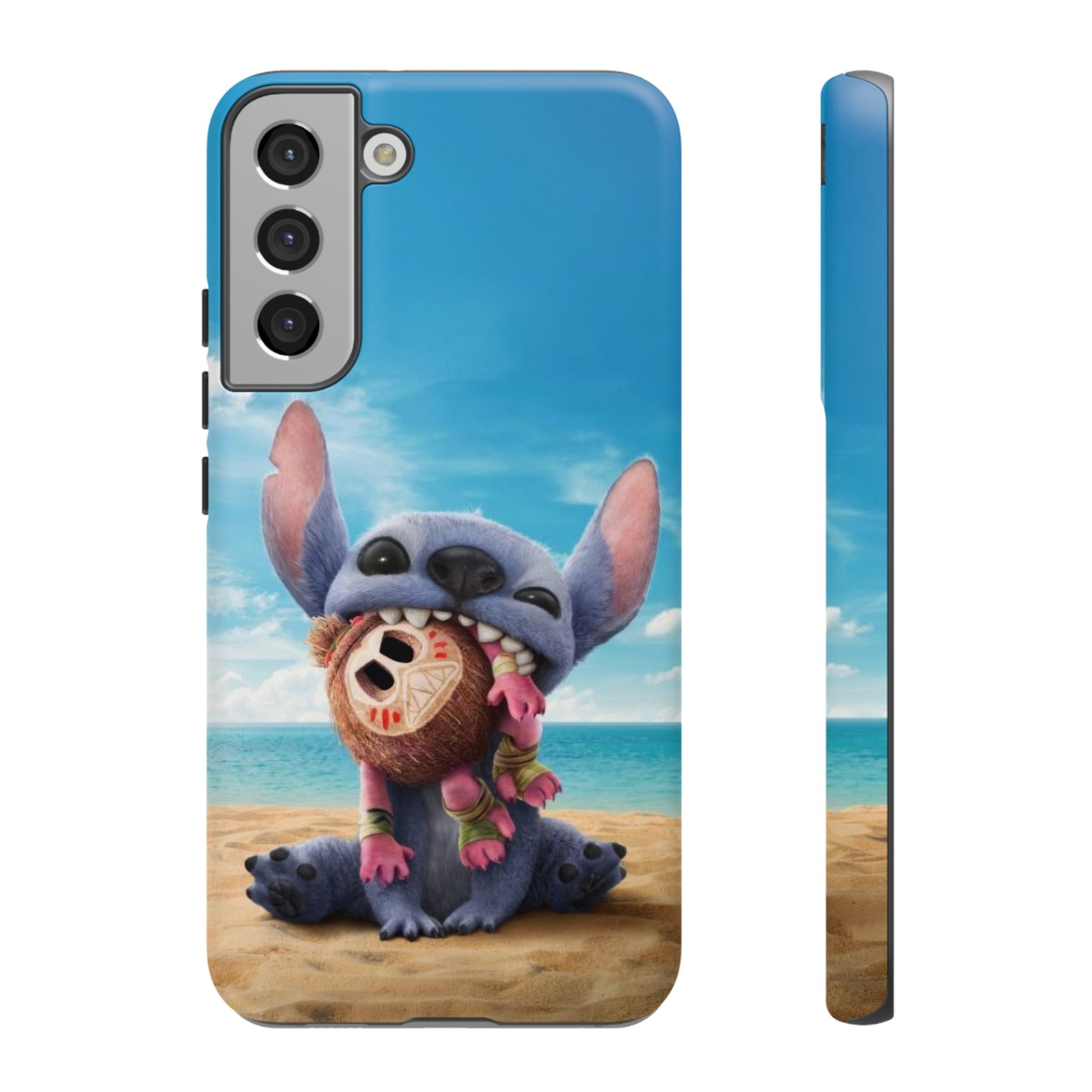 Stitch Beach Sunset Landscape Phone Case for iPhone, Samsung Galaxy, & Pixel Phones