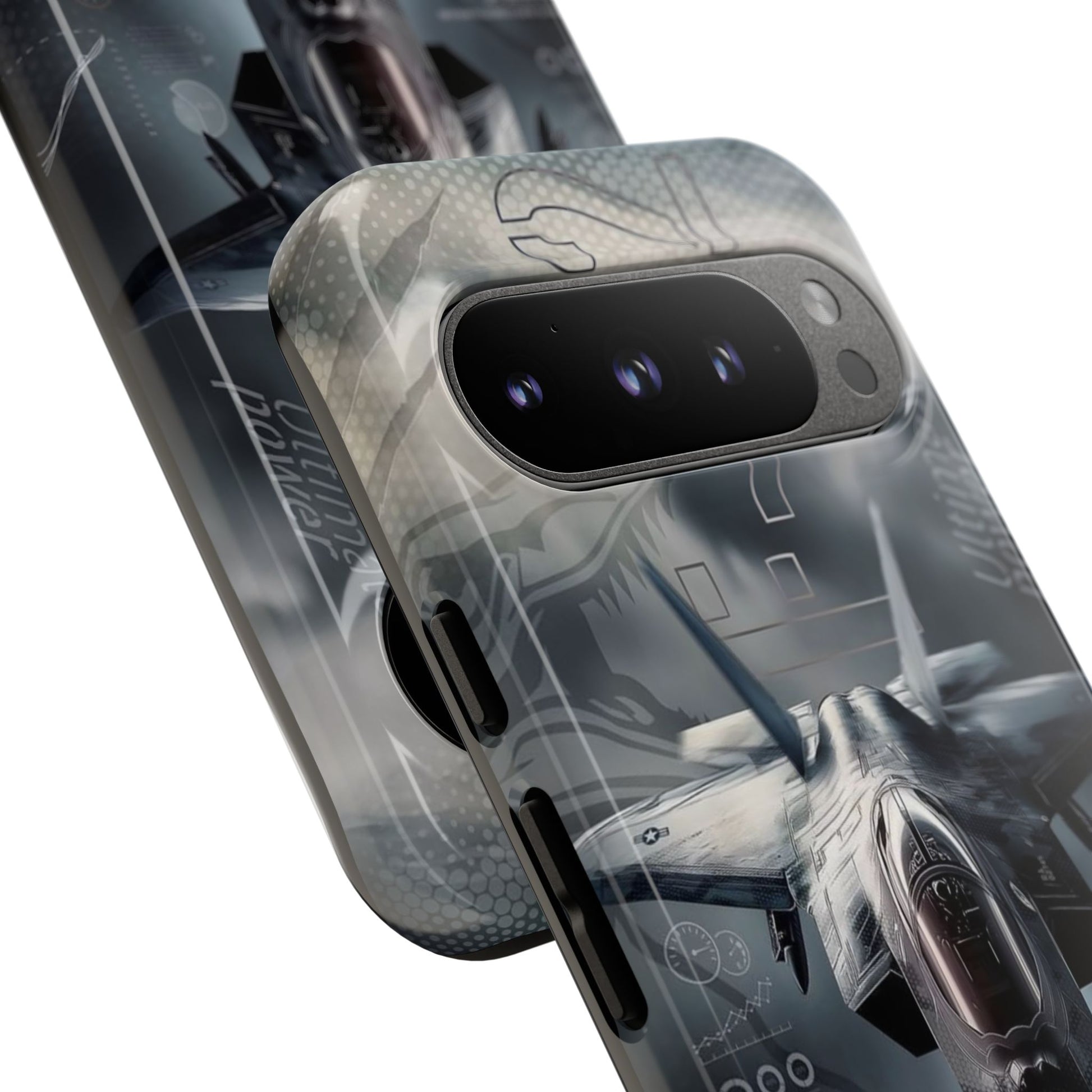 F-22 Raptor Fighter Jet Tough Cases for iPhones, Samsung, and Pixel