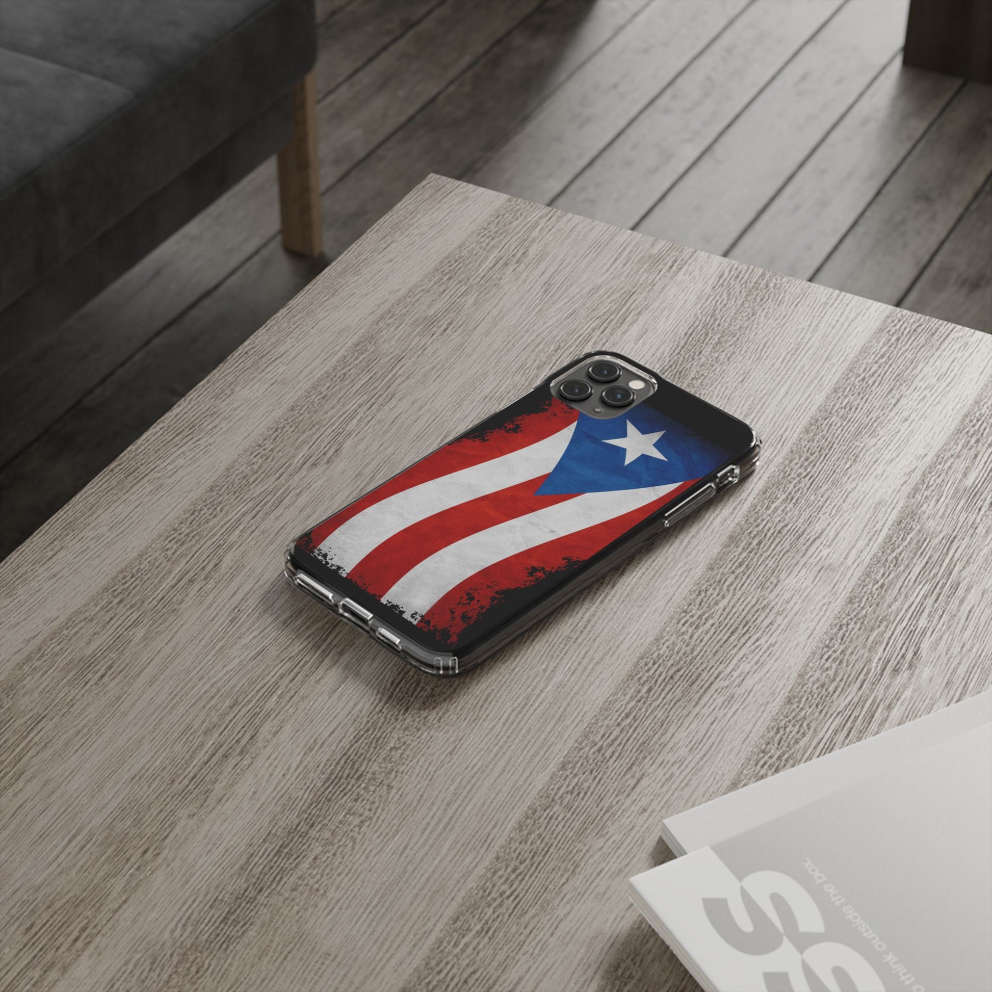 Puerto Rican Flag Art Inspired Iphone and Samsung Protective case