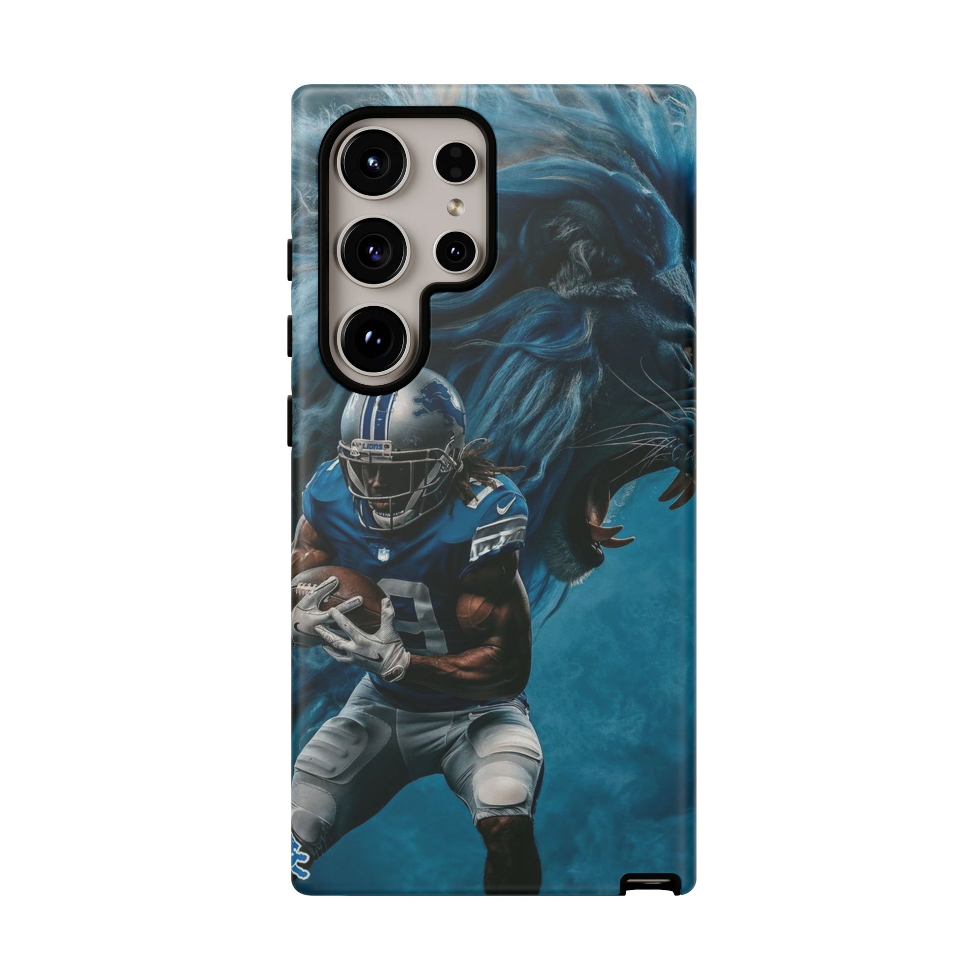 Detroit Lions Player Football Phone Case, Tough Cases for iPhones, Samsung, and Pixel