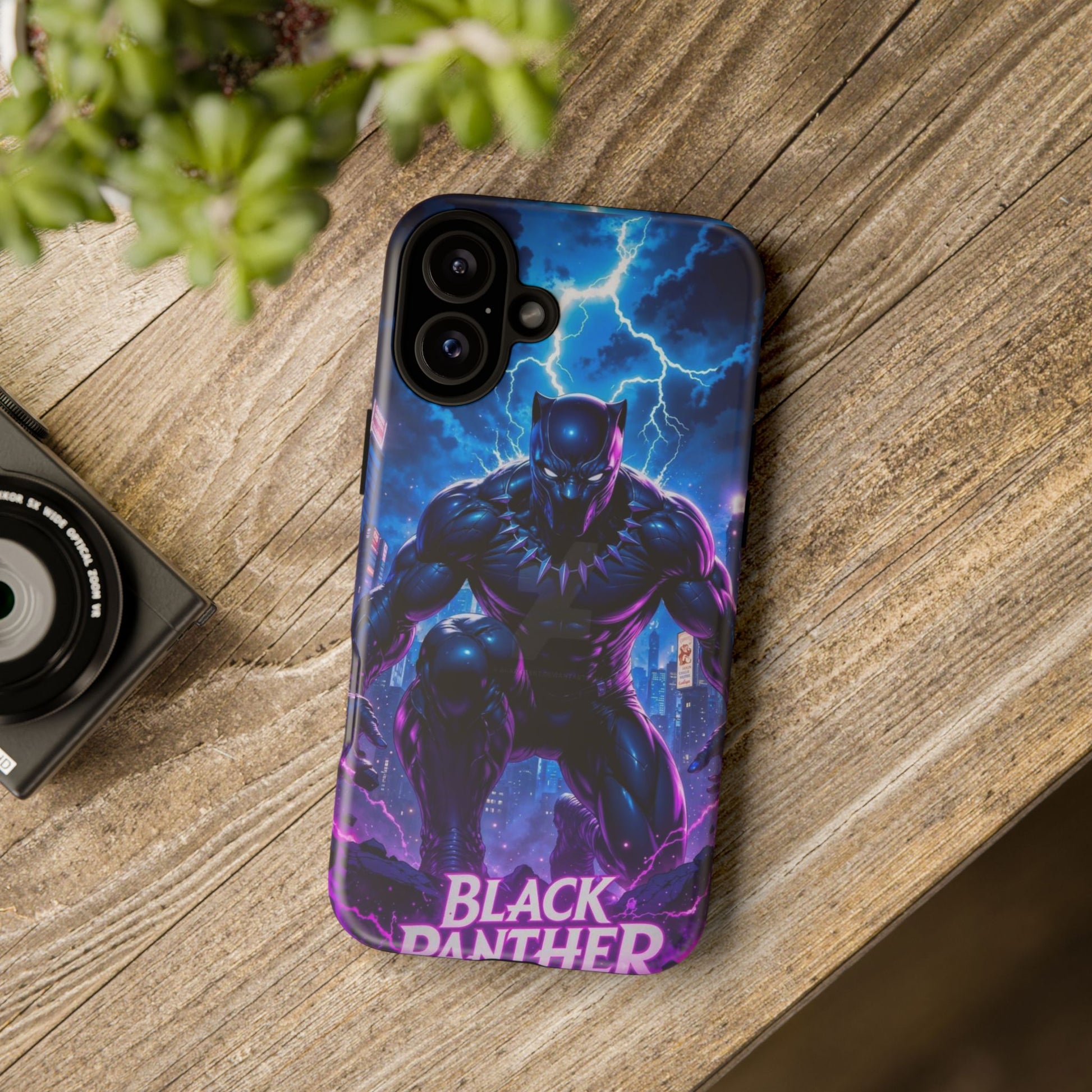 Black Panther Phone Case, Tough Cases for iPhones, Samsung, and Pixel