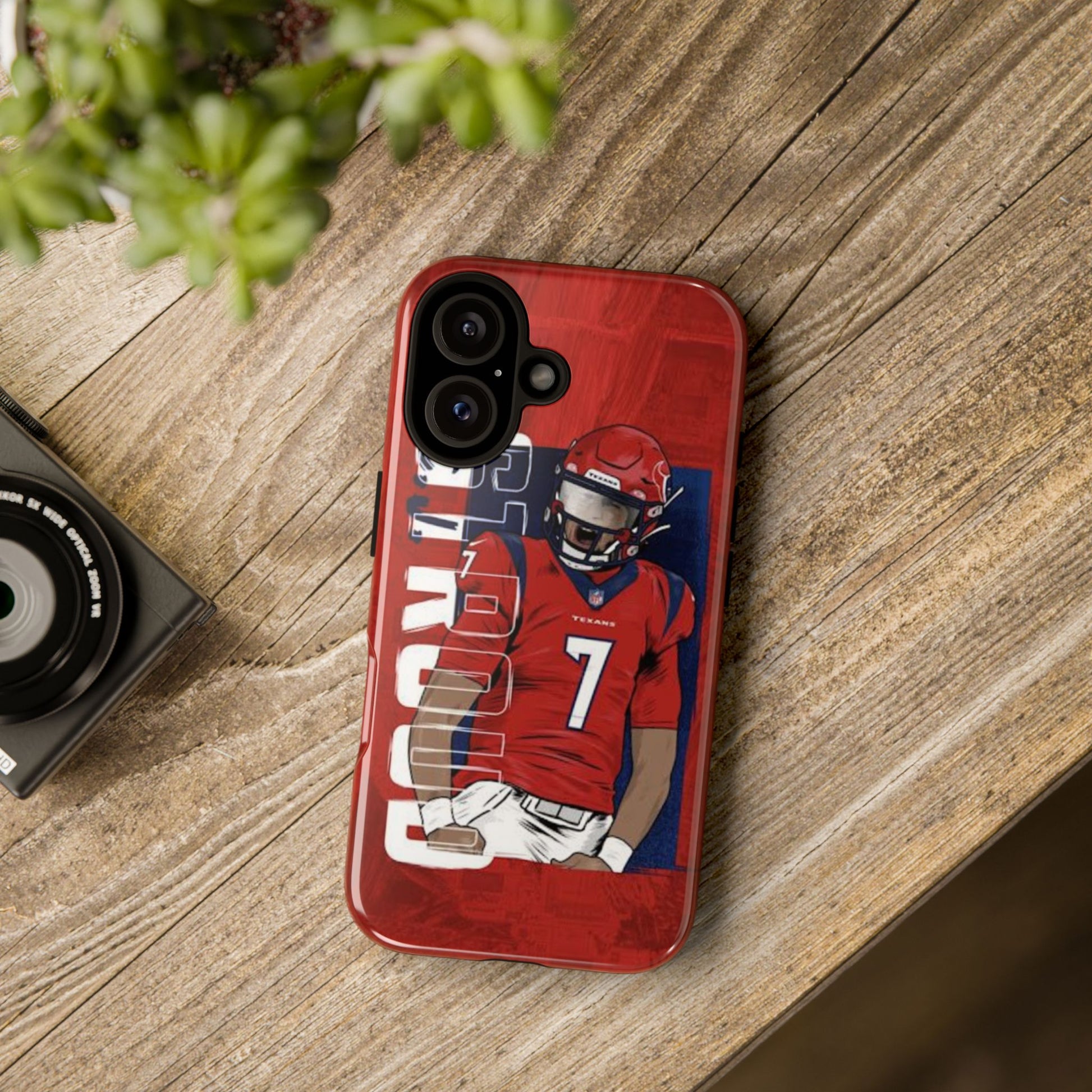 Houston Texans Football CJ Stroud Tough Cases for iPhones, Samsung, and Pixel