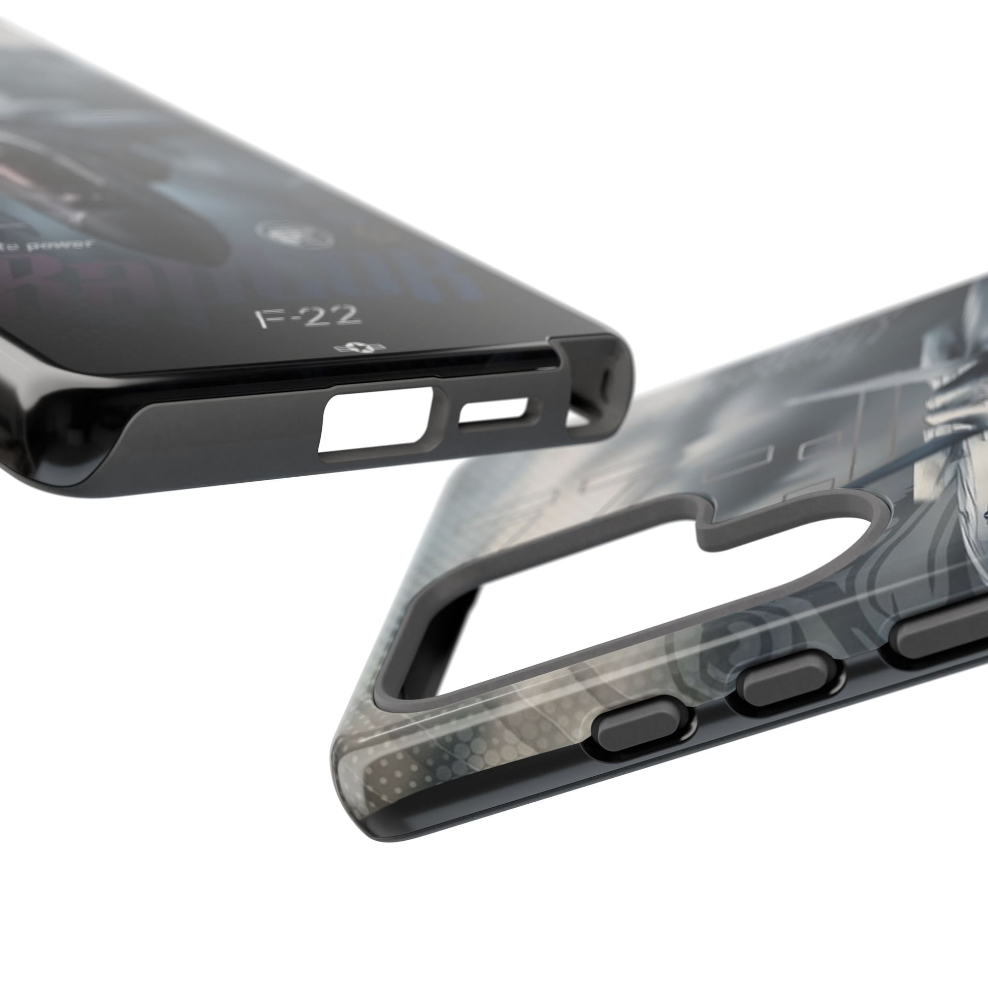 F-22 Raptor Fighter Jet Tough Cases for iPhones, Samsung, and Pixel