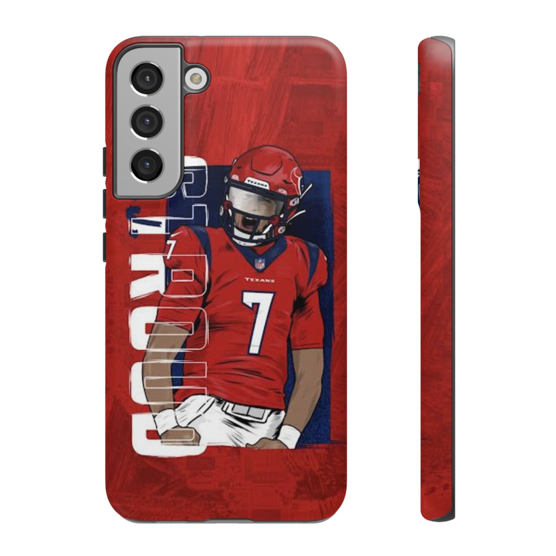 Houston Texans Football CJ Stroud Tough Cases for iPhones, Samsung, and Pixel