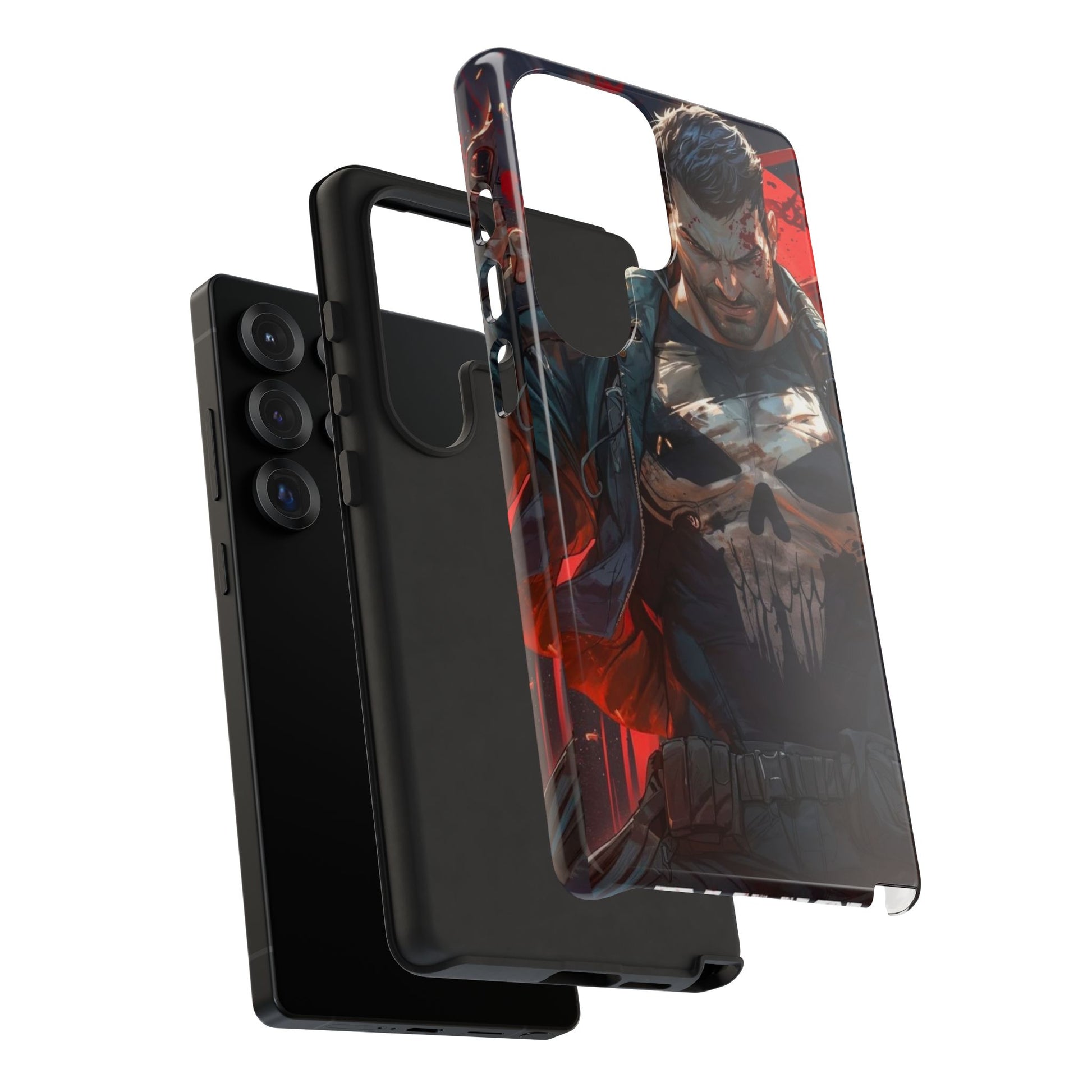 Punisher Tough Cases for iPhones, Samsung, and Pixel